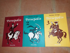 LOT BD-PERSEPOLIS.MARJANE SATRAPI.TOME 1.2.3-L'ASSOCIATION