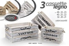 3 CASSETTE CONTENITORI PORTA