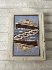 vintage playing cards deck ROYAL MAIL ATLANTIS CRUISE SHIP BOAT waddington C1940