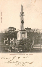 ds417 cartolina monumento di