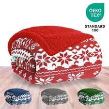 Coperta Letto Pile Plaid Pile Divano Agnellato Invernale Pesante LAPPONIA