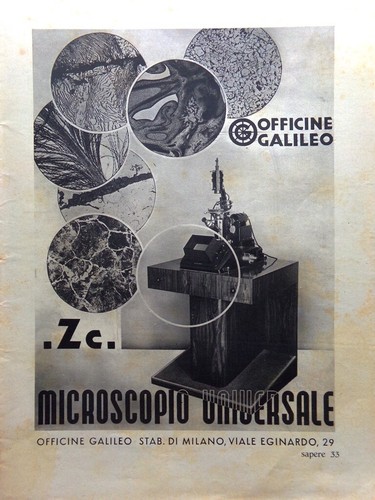 Pubblicità del 1938 officine - pubblicità,