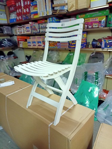 Sedia plastica pieghevole - pieghevole, in