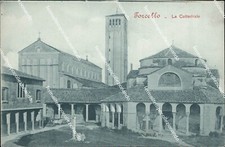 bm4 cartolina torcello la cattedrale provincia di venezia