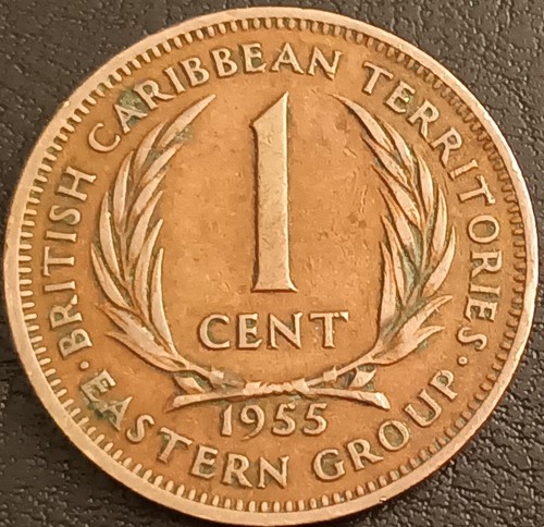 Caraibi moneta cents 1955 - moneta,