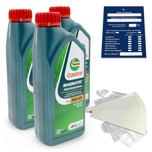 Set litri olio motore - 3,