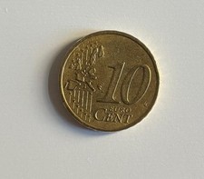Moneta 10 centesimi 2002 Difetto Di Conio
