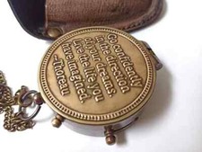 Bussola in ottone nautica