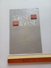 Mercedes Benz 350 SL - 450 SL 1973 depliant italiano originale