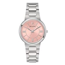 OROLOGIO BULOVA DONNA CLASSIC-ELEGANT QUADR.ROSA RIVEND.AUTORIZZATO 96L335