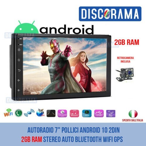 Autoradio pollici android - autoradio, 7"