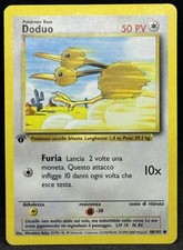 POKÉMON~DODUO~48/102~COMUNE~SET BASE~1A EDIZIONE~ITALIANO~LP-