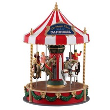 LEMAX GIOSTRA CAROSELLO NATALIZIO -CHRISTMAS CHEER CAROUSEL COD 14821 VILLAGE