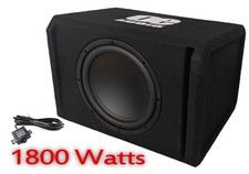 Cassa Basso Amplificata 1800W Con Sistema Audio Basso Qualità Sub Woofer 12”