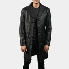 Trench uomo vera pelle - , di