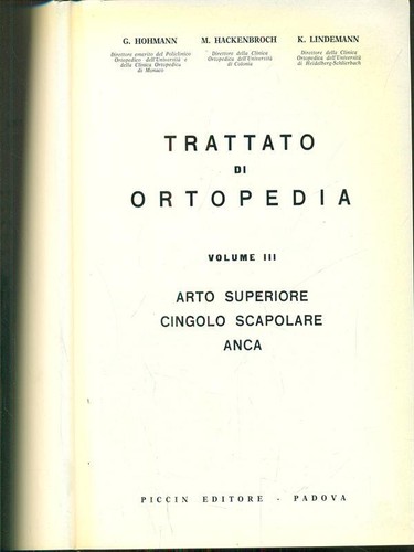 Trattato ortopedia vol iii - trattato,
