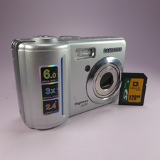 Samsung Digimax S600 6,0 megapixel fotocamera digitale compatta argento testato