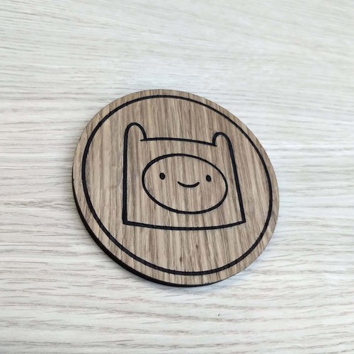 Sottobicchiere legno taglio - in,