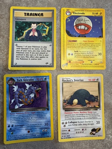 Lotto carte pokemon vintage - lotto,