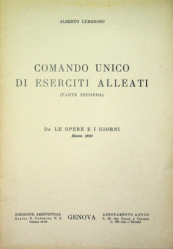 Comando unico eserciti - comando, di