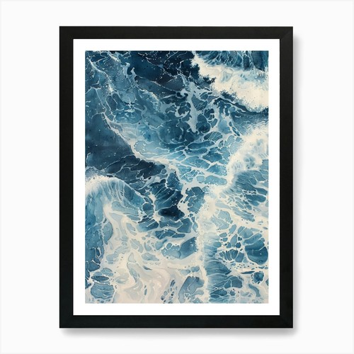 Ocean waves stampa artistica - stampa,