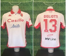 maglia A.S. BARI calcio MATCH ISSUED Kappa 2022 2023 13 GIGLIOTTI