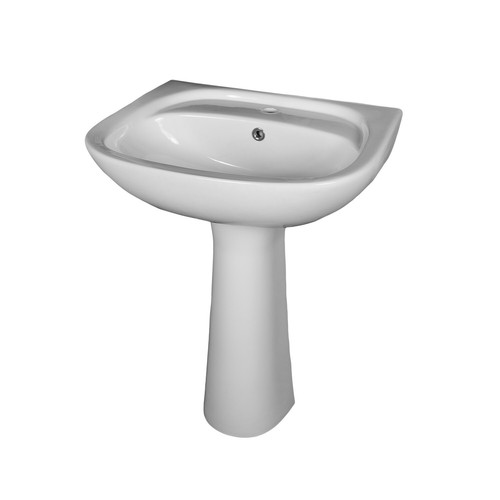 Lavabo con colonna - in, ceramica