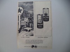 advertising Pubblicità 1963 CALTEX e VOLKSWAGEN BEETLE MAGGIOLINO
