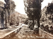 VISSO MC PASSEGGIATA FRA I FIUMI CARTOLINA VG NO BOLLO PIEGHE -A7
