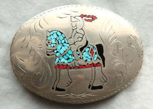 Fibbia cintura western vintage