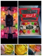 Vintage 10 Luci Di Natale