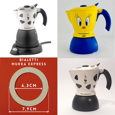 Guarnizione caffettiera italiana 2 tazze Moka Bialetti Mukka Express Tweety