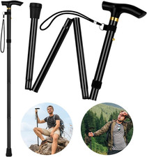 Bastone Pieghevole, Bastoni Da Passeggio Regolabili, Bastone Da Passeggio per Ad