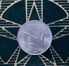 ($)  10 Lire 1977 (Spighe) -