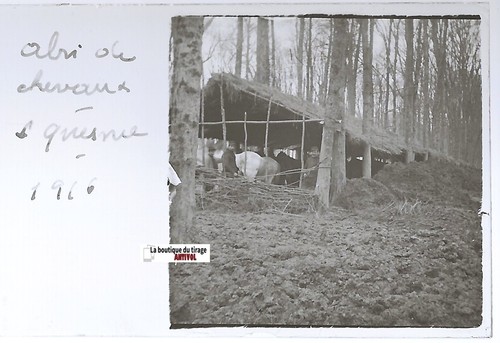 Quesne ww1 placca lente - le, quesne,