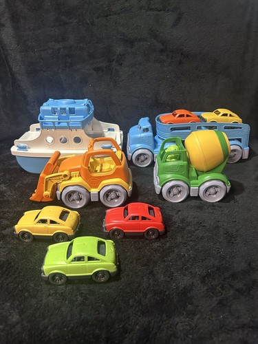 Green toys lotto veicoli - green,
