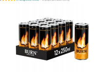 Burn Orange Fire Energy Drink dalla Polonia Barattolo 12 x 250ml Spedizione con DHL da D