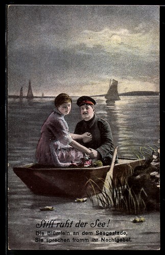 Cartolina soldato con sua