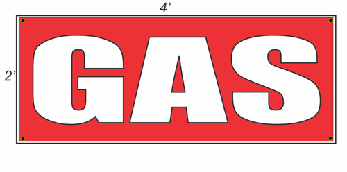 Insegna banner 2x4 gas - banner,