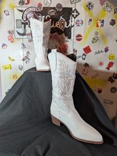 stivali cowboy donna bianchi