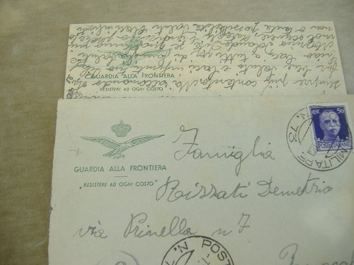 Busta lettera 1940 intestata - e,
