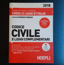 Codice Civile e leggi complementari - Hoepli - 2018