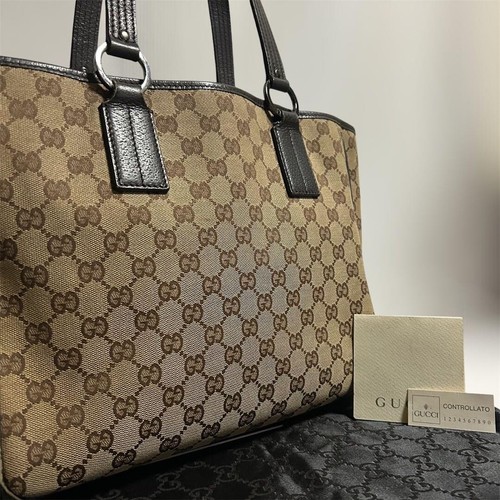 Gucci borsa tote tela - tote, in