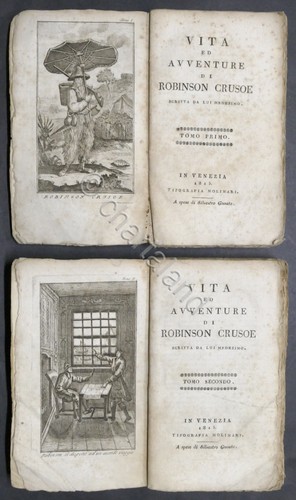 Vita avventure robinson - avventure, di