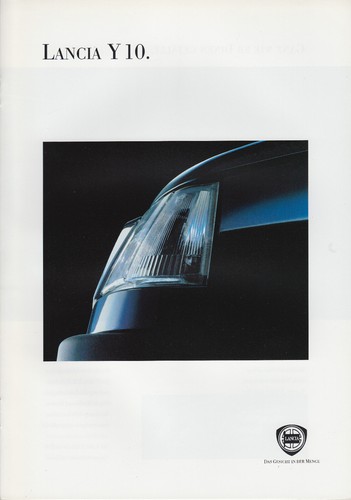 Prospetto brochure lancia y10 - brochure,