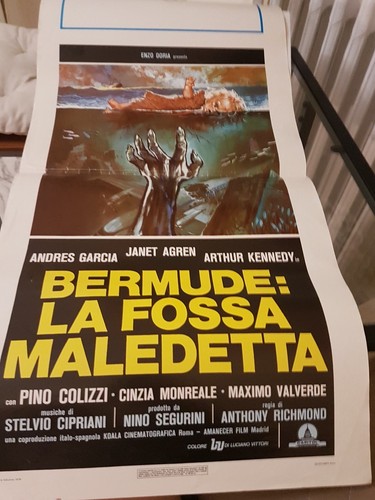 Locandina cinema bermude - bermude, la