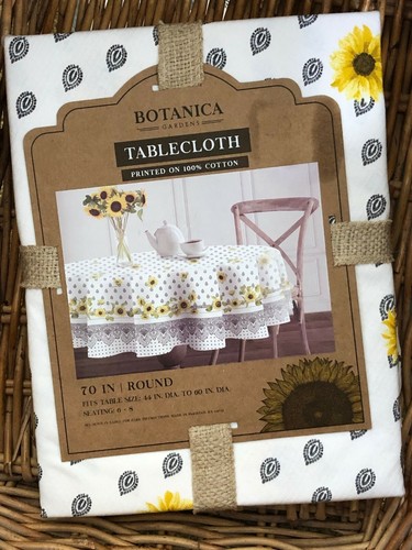 Tovaglia botanica girasole - tovaglia,