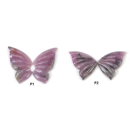 Coppia farfalle intagliate - coppia, di