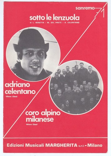 Spartito adriano celentano - adriano,