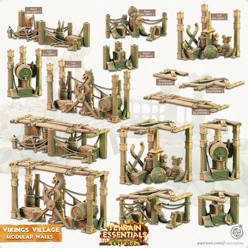 Piattaforme modulari cast - piattaforme,